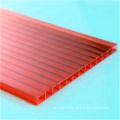 10mm red polycarbonate PC hollow board